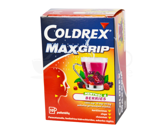 Coldrex maxgrip menthol berries